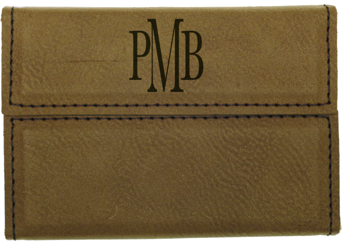 Hard Leather Business Card Holder