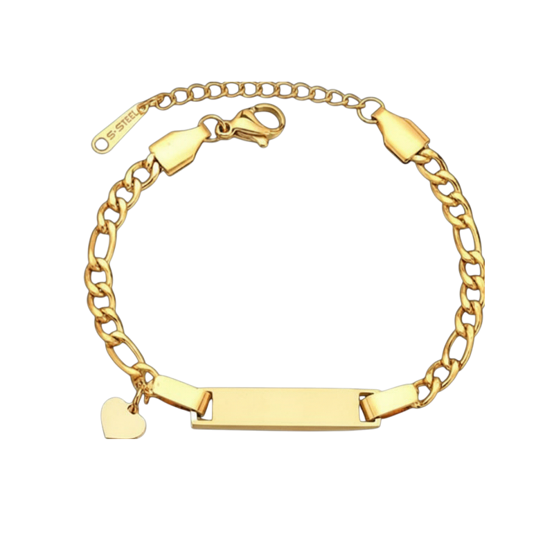 Kids Custom Heart Bracelet