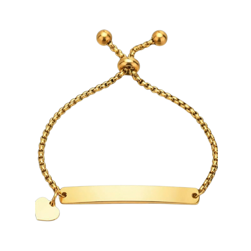 Kids Custom Heart Bracelet