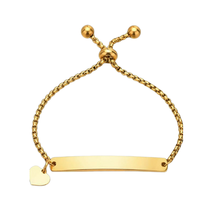 Kids Custom Heart Bracelet