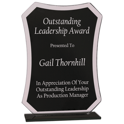 Black Reflection Glass Award