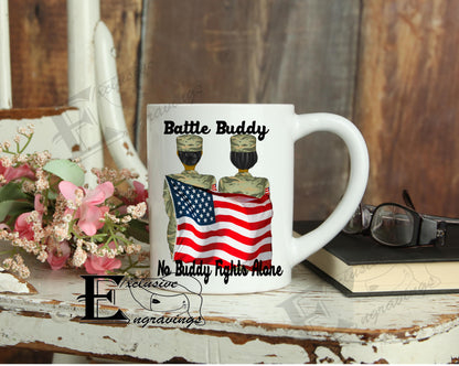 Battle Buddy (Female) w/Flag