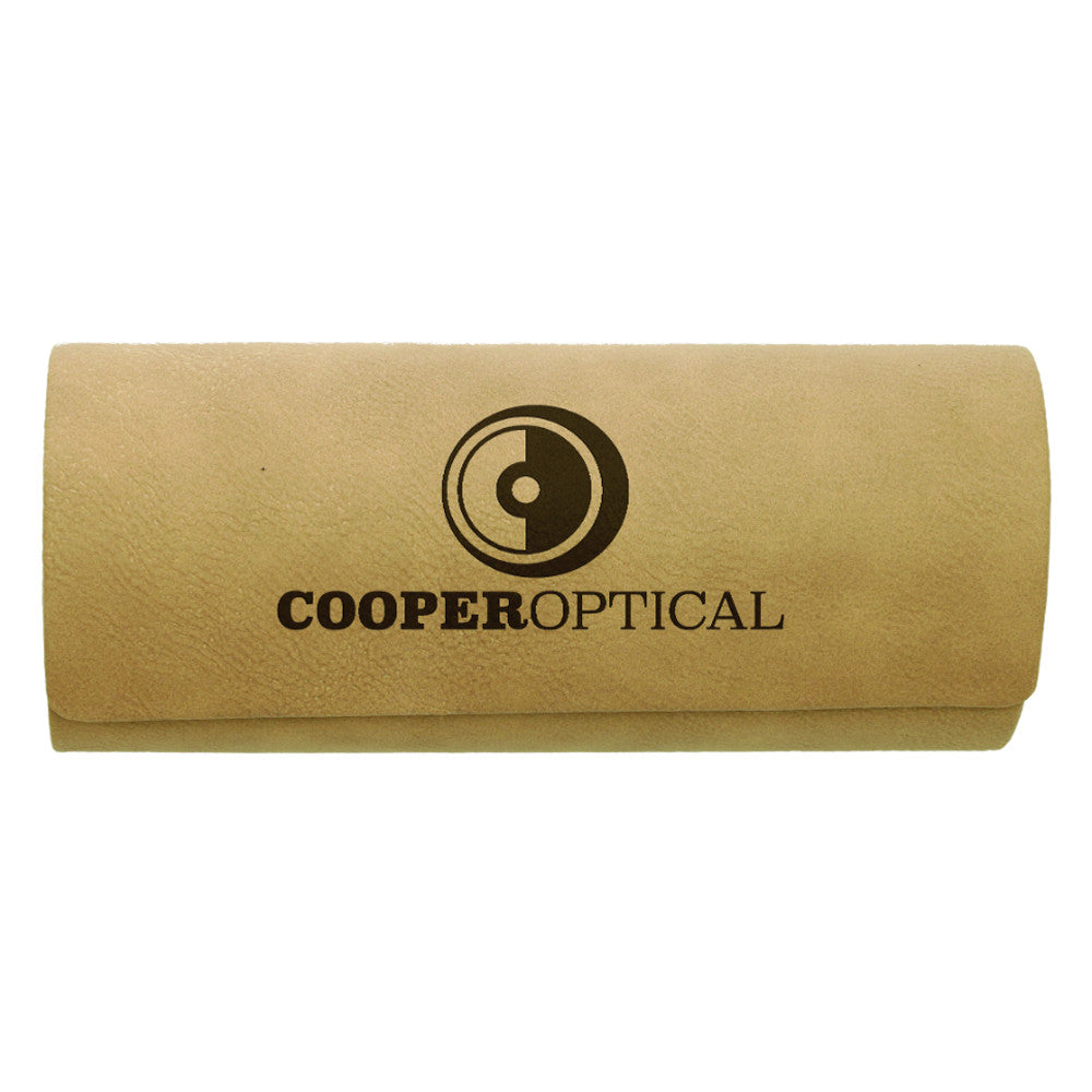 Leather Eyeglass Case (Light/Dark Brown)