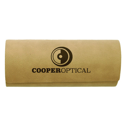 Leather Eyeglass Case (Light/Dark Brown)