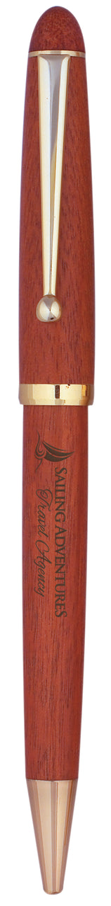 Wood Ballpoint Pen rosewood personalized