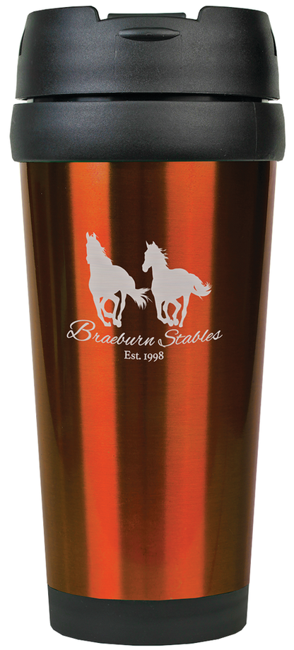 Gloss Travel Mug Orange