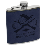 6 oz Leatherette Stainless Steel Flask