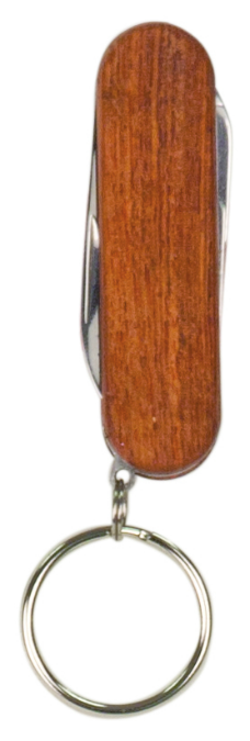 3-Function Pocket Knife with Keychain