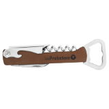 Leatherette Bottle Opener & Wine Corkscrew