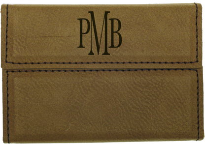 Hard Leather Business Card Holder