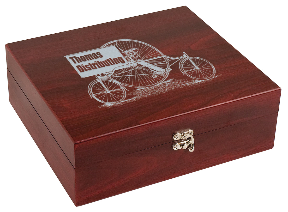 Rosewood Finish Martini Set