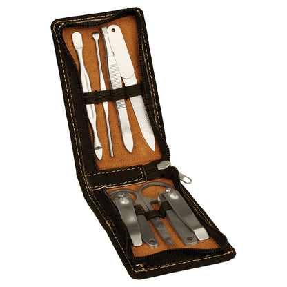 Leatherette Manicure Gift Set 7pc